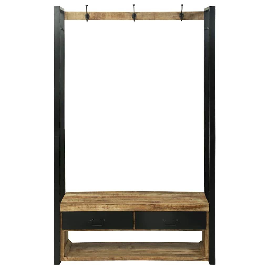 Kleiderständer Braun 110 x 40 x 179 cm Massivholz Mango