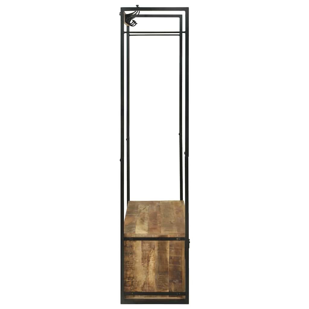 Kleiderständer Braun 110 x 40 x 179 cm Massivholz Mango