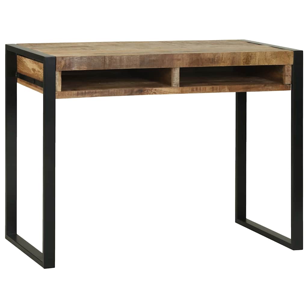 Schminktisch mit Regal Braun 100 x 50 x 75 cm Massivholz Mango