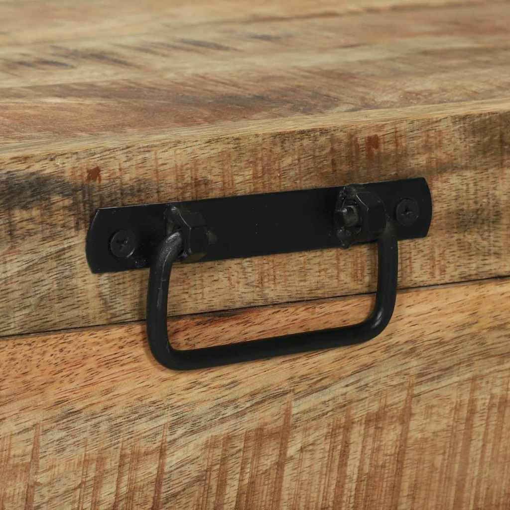 Aufbewahrungs-Truhen Braun 80 x 30 x 30 cm Massivholz Mango