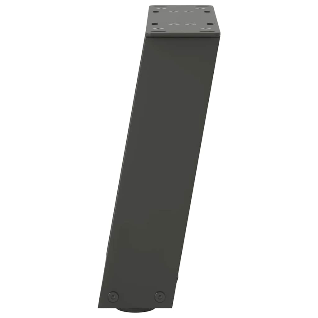 Couchtischbeine U-Form 2 Stk. Anthrazit 30x(30-31) cm Stahl