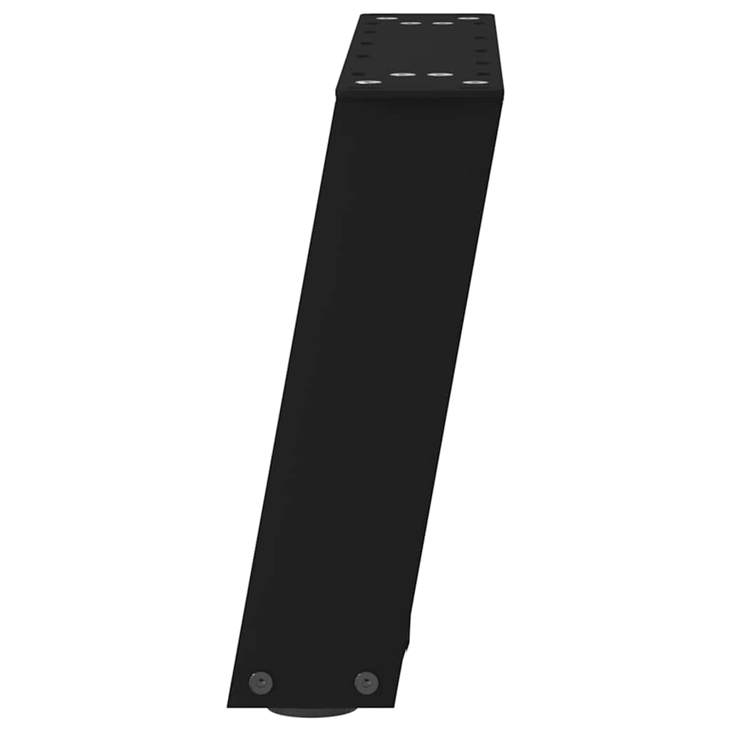 Couchtischbeine U-Form 2 Stk. Schwarz 40x(30-31) cm Stahl