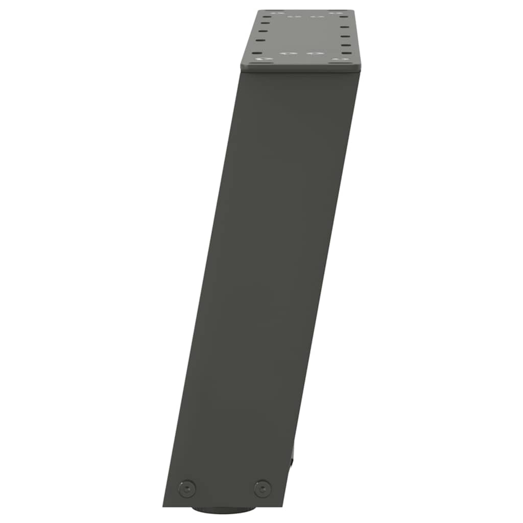 Couchtischbeine U-Form 2 Stk. Anthrazit 50x(30-31) cm Stahl
