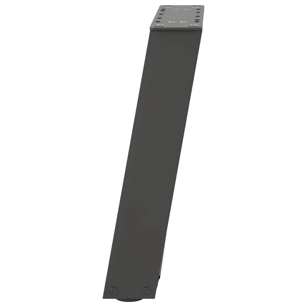 Couchtischbeine U-Form 2 Stk. Anthrazit 38x(42-43) cm Stahl