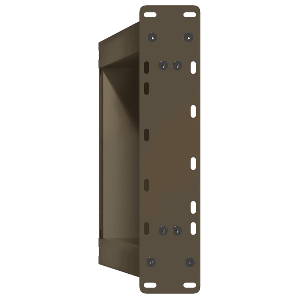 Couchtischbeine U-Form 2 Stk. Naturstahl 38x(42-43) cm Stahl