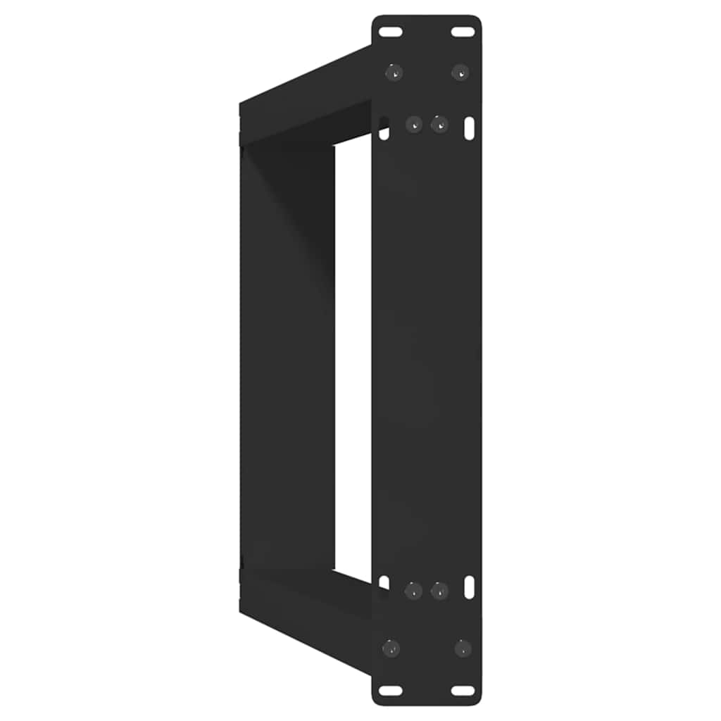 Konsolentischbeine U-Form 2 Stk. Schwarz 28x(72-73) cm Stahl
