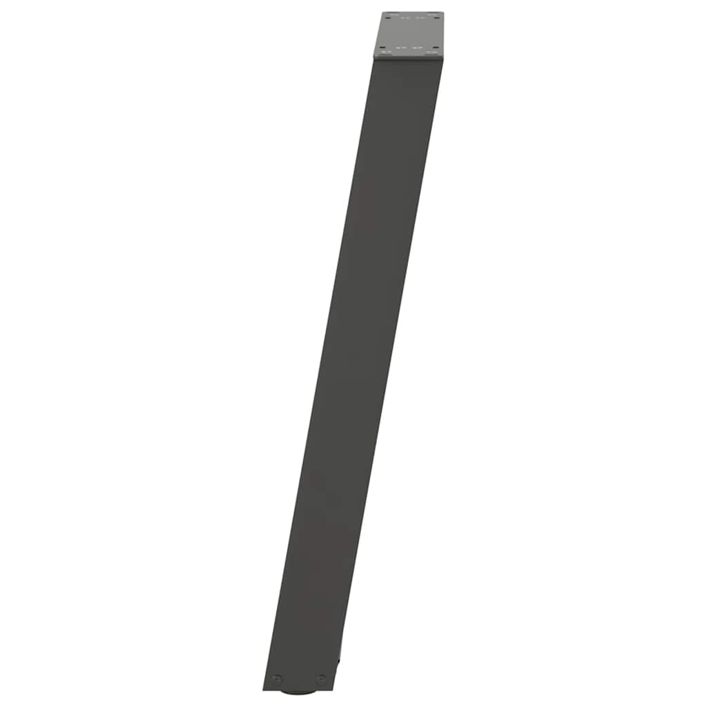 Konsolentischbeine U-Form 2 Stk. Anthrazit 28x(72-73) cm Stahl