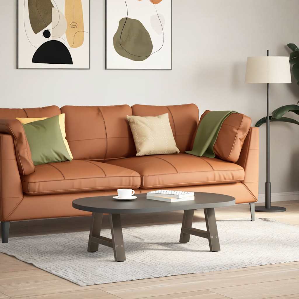 Couchtischbeine A-Form 2 Stk. 50x(30-31) cm Stahl