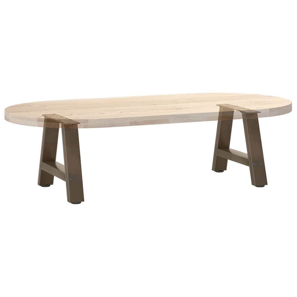Couchtischbeine A-Form 2 Stk. 50x(30-31) cm Stahl