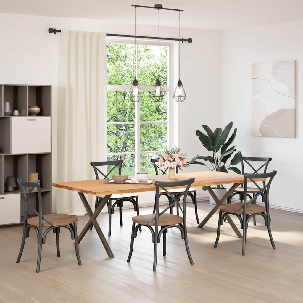 Couchtischbeine A-Form 2 Stk. 70x(30-31) cm Stahl