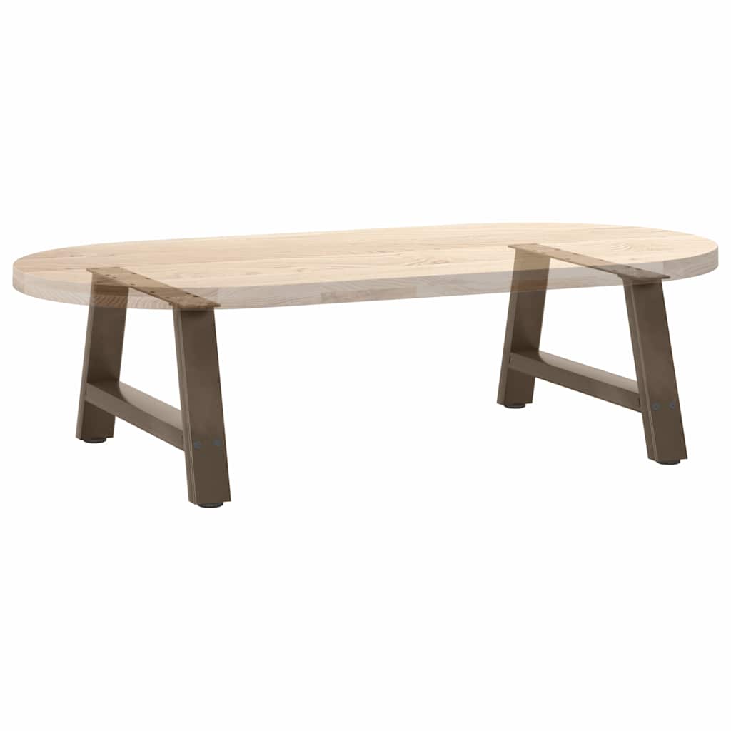 Couchtischbeine A-Form 2 Stk. 70x(30-31) cm Stahl
