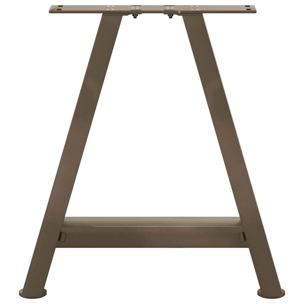 Couchtischbeine A-Form 2 Stk. 38x(42-43) cm Stahl