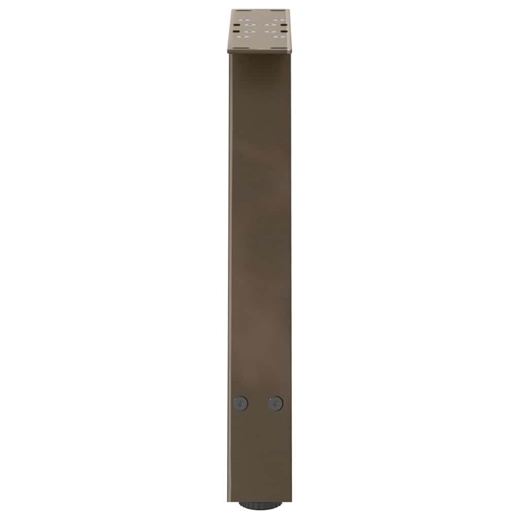 Couchtischbeine A-Form 2 Stk. 38x(42-43) cm Stahl