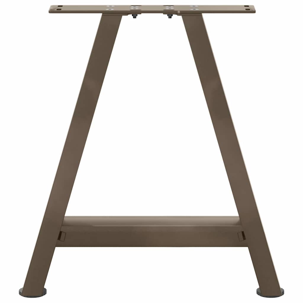 Couchtischbeine A-Form 2 Stk. 50x(42-43) cm Stahl