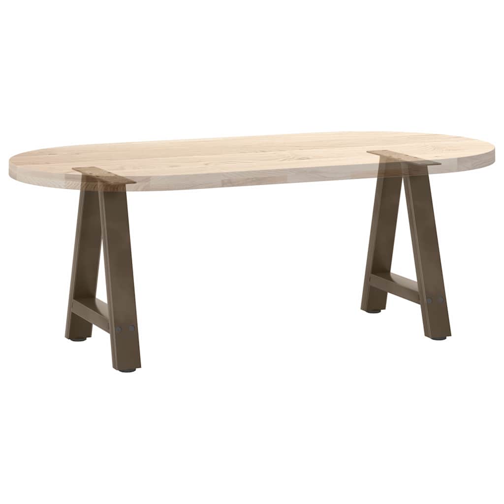 Couchtischbeine A-Form 2 Stk. 50x(42-43) cm Stahl
