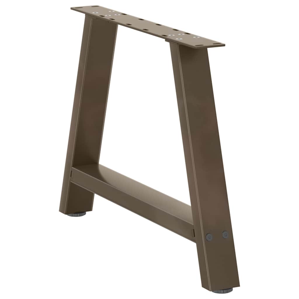 Couchtischbeine A-Form 2 Stk. 60x(42-43) cm Stahl
