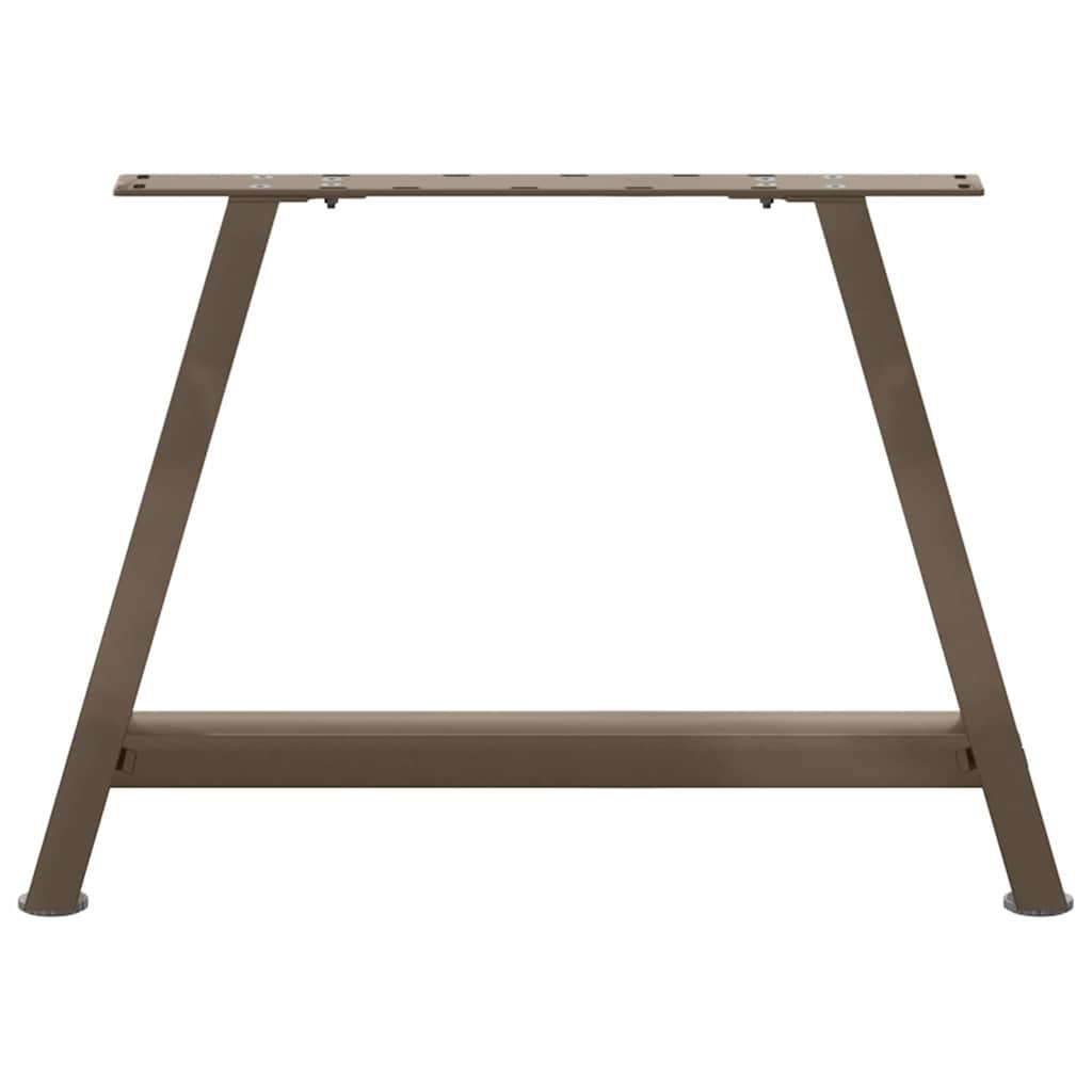 Couchtischbeine A-Form 2 Stk. 60x(42-43) cm Stahl