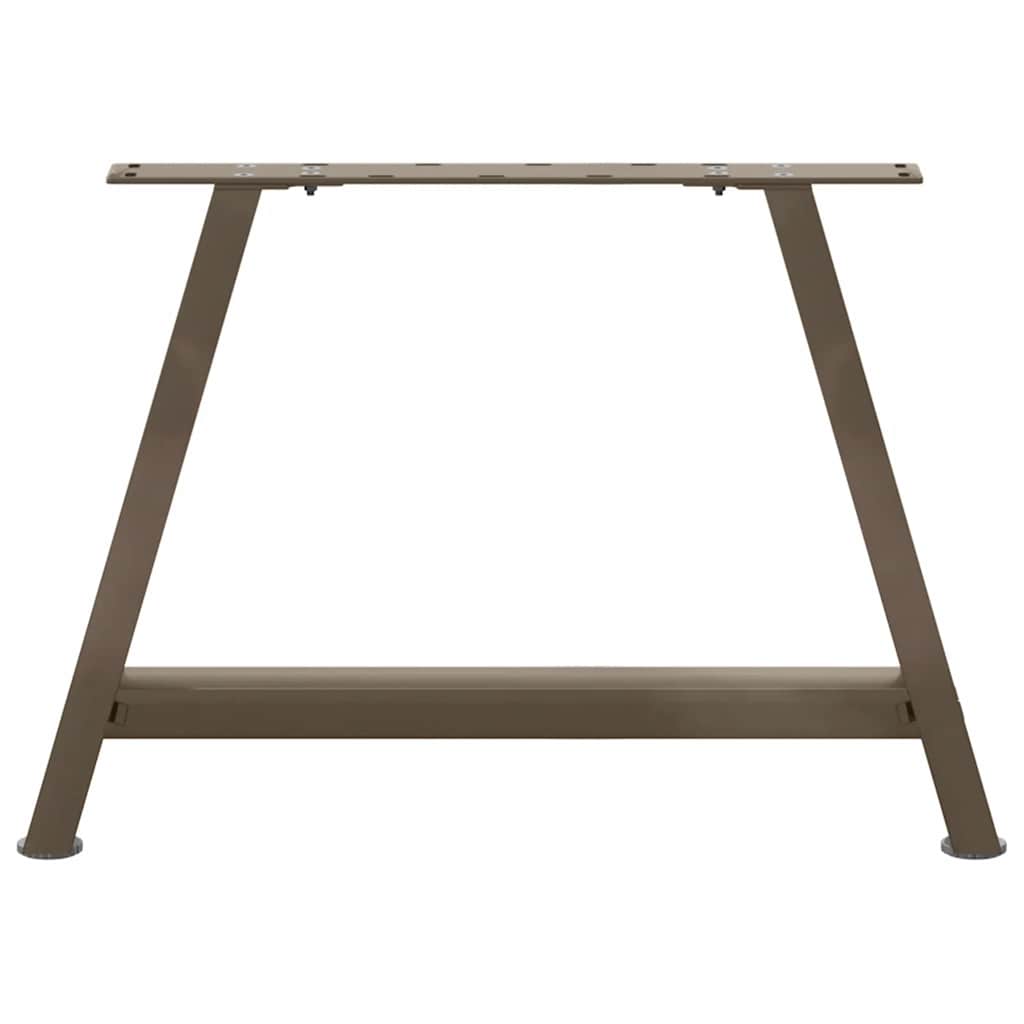 Couchtischbeine A-Form 2 Stk. 70x(42-43) cm Stahl