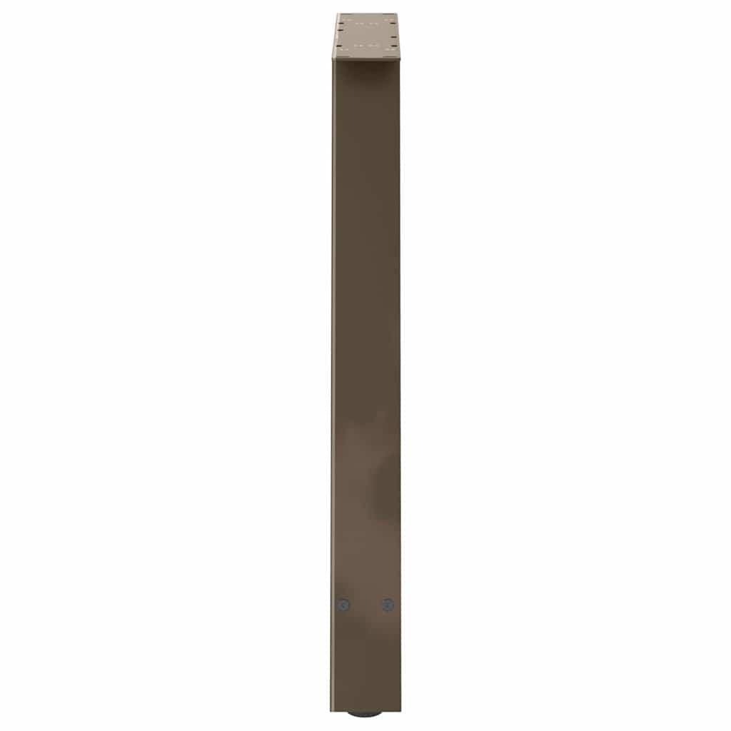 Esstischbeine A-Form 2 Stk. 70x(72-73) cm Stahl