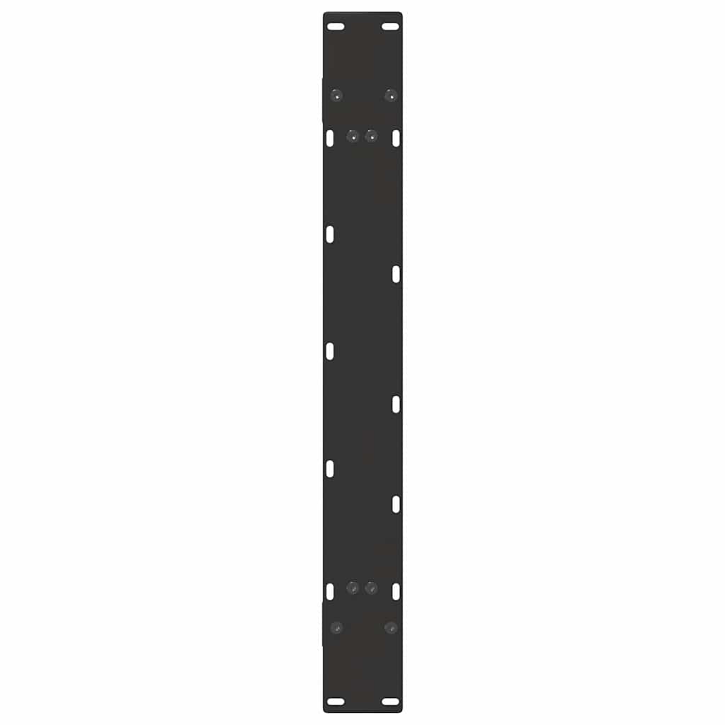 Esstischbeine A-Form 2 Stk. Schwarz 90x(72-73) cm Stahl