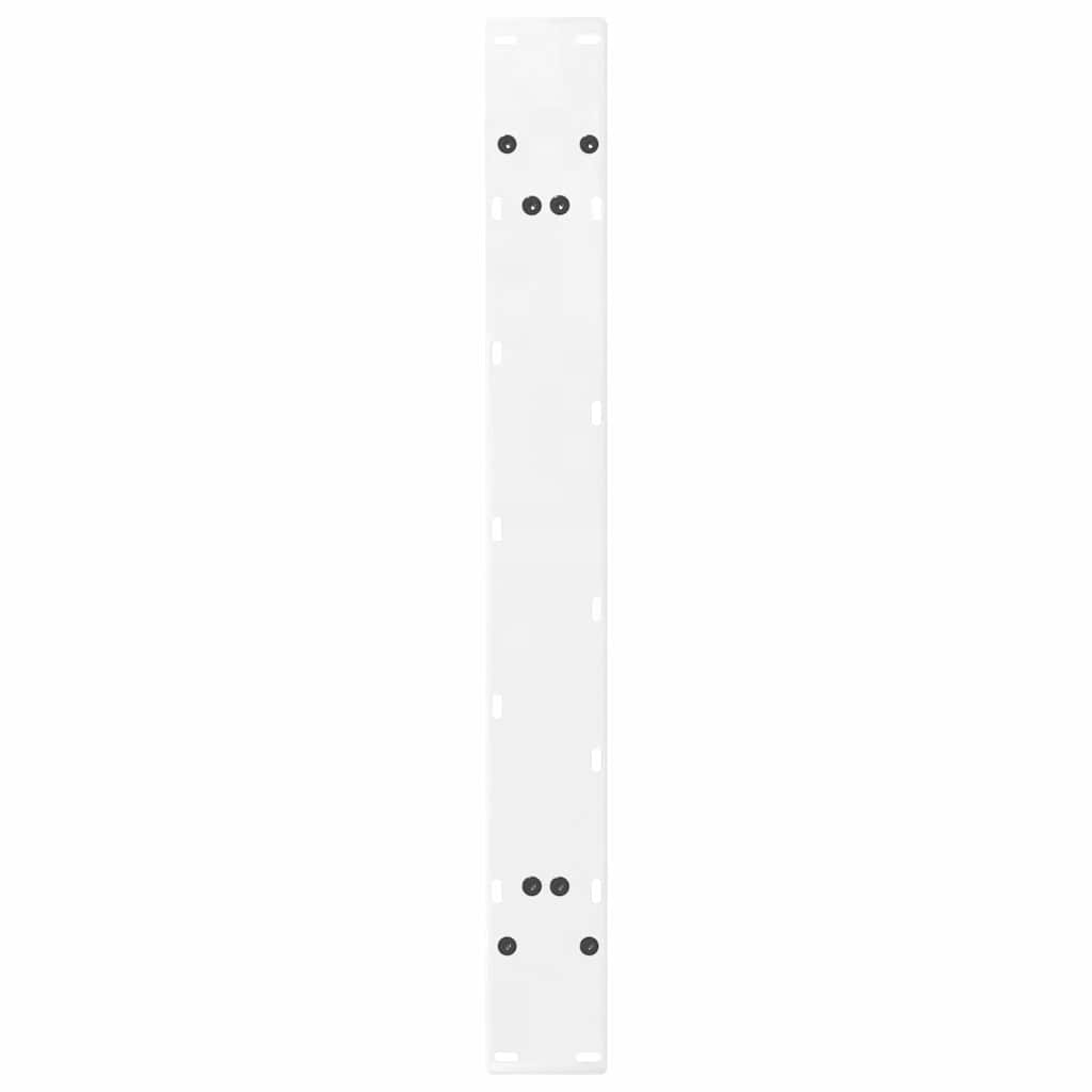 Esstischbeine A-Form 2 Stk. Weiß 90x(72-73) cm Stahl