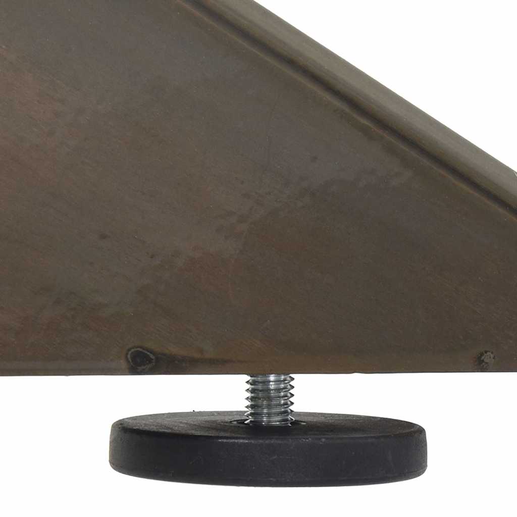 Couchtischbein in Spinnenform Naturstahl 98x58x(42-43) cm Stahl