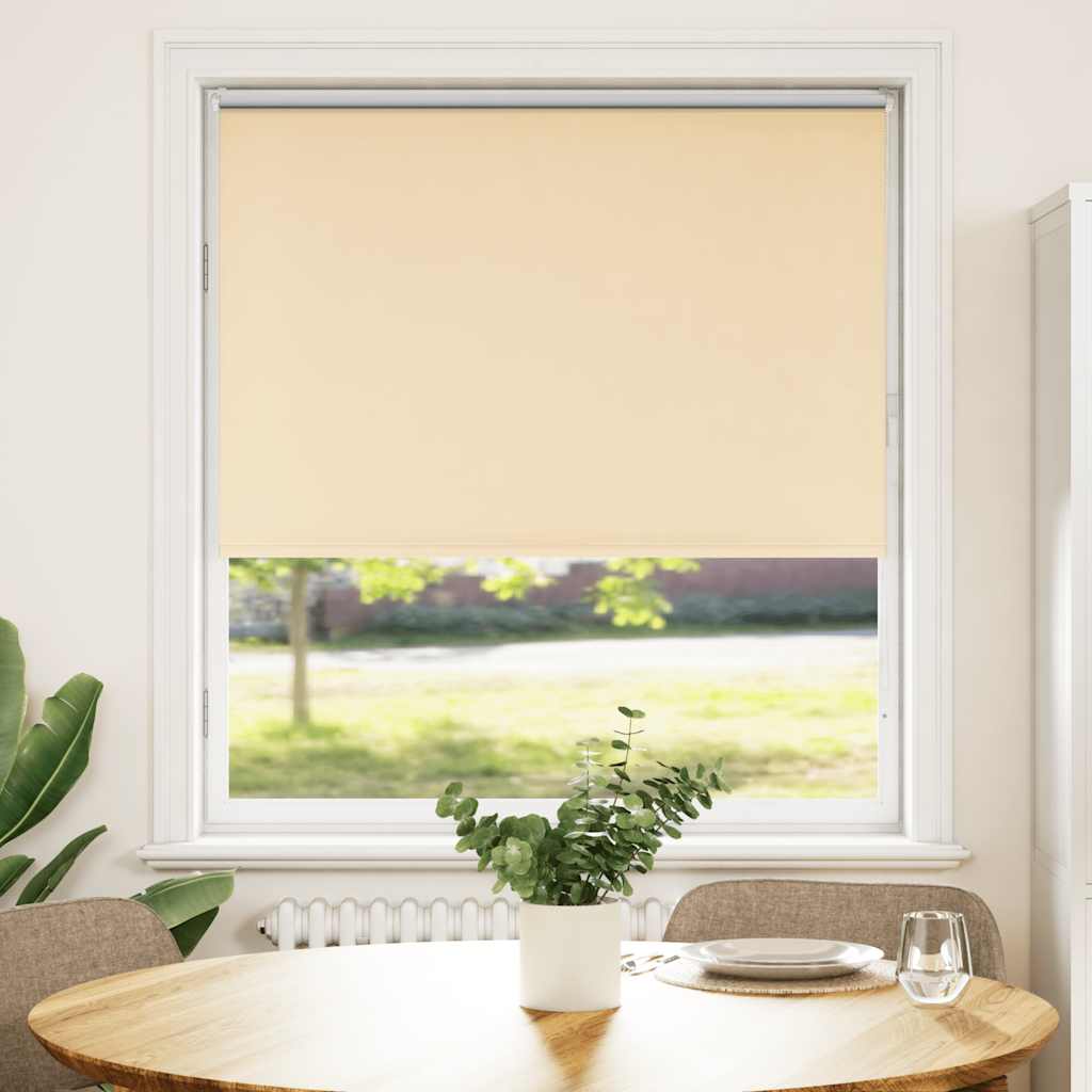 Verdunkelungsrollo Beige 95x130cm Stoffbreite 90,7 cm Polyester