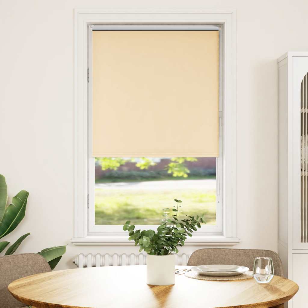 Verdunkelungsrollo Beige 80x150cm Stoffbreite 75,7 cm Polyester