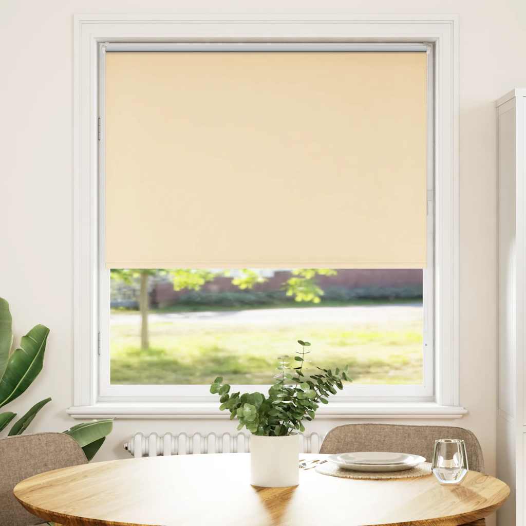 Verdunkelungsrollo Beige 95x150cm Stoffbreite 90,7 cm Polyester