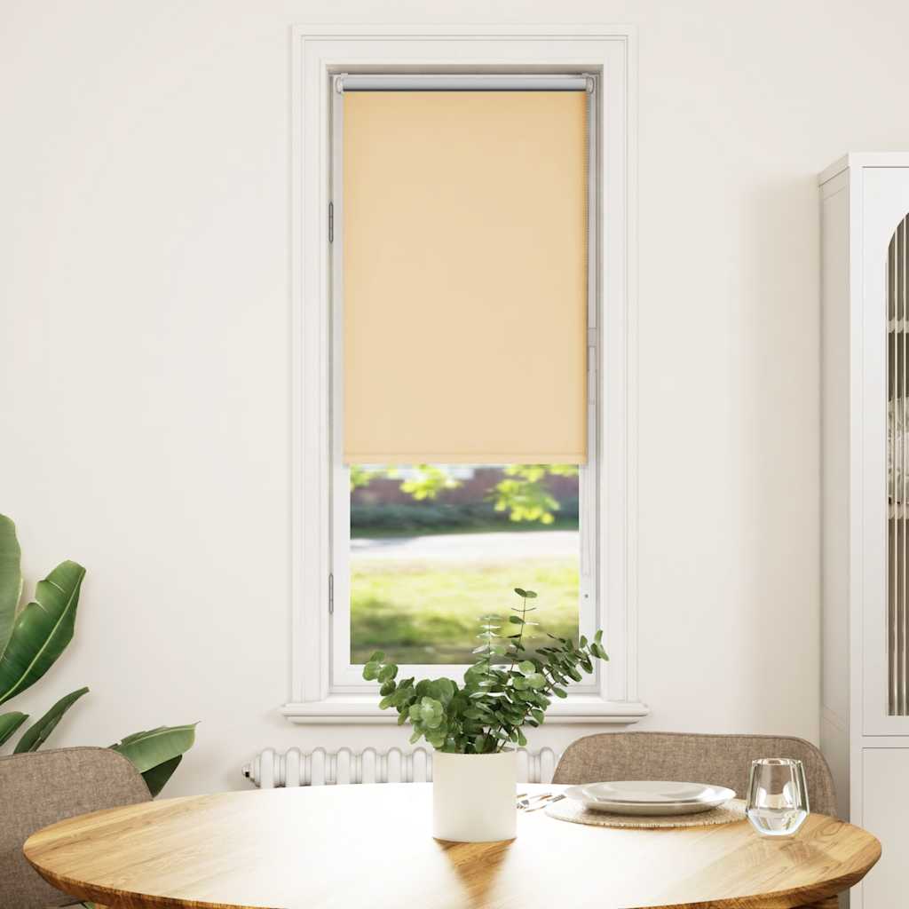 Verdunkelungsrollo Beige 55x175cm Stoffbreite 50,7 cm Polyester