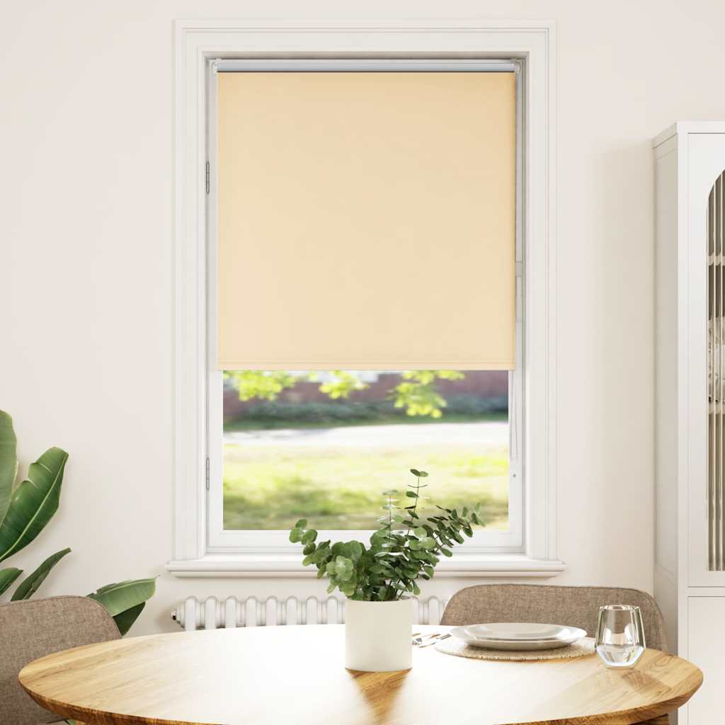 Verdunkelungsrollo Beige 70x175cm Stoffbreite 65,7 cm Polyester