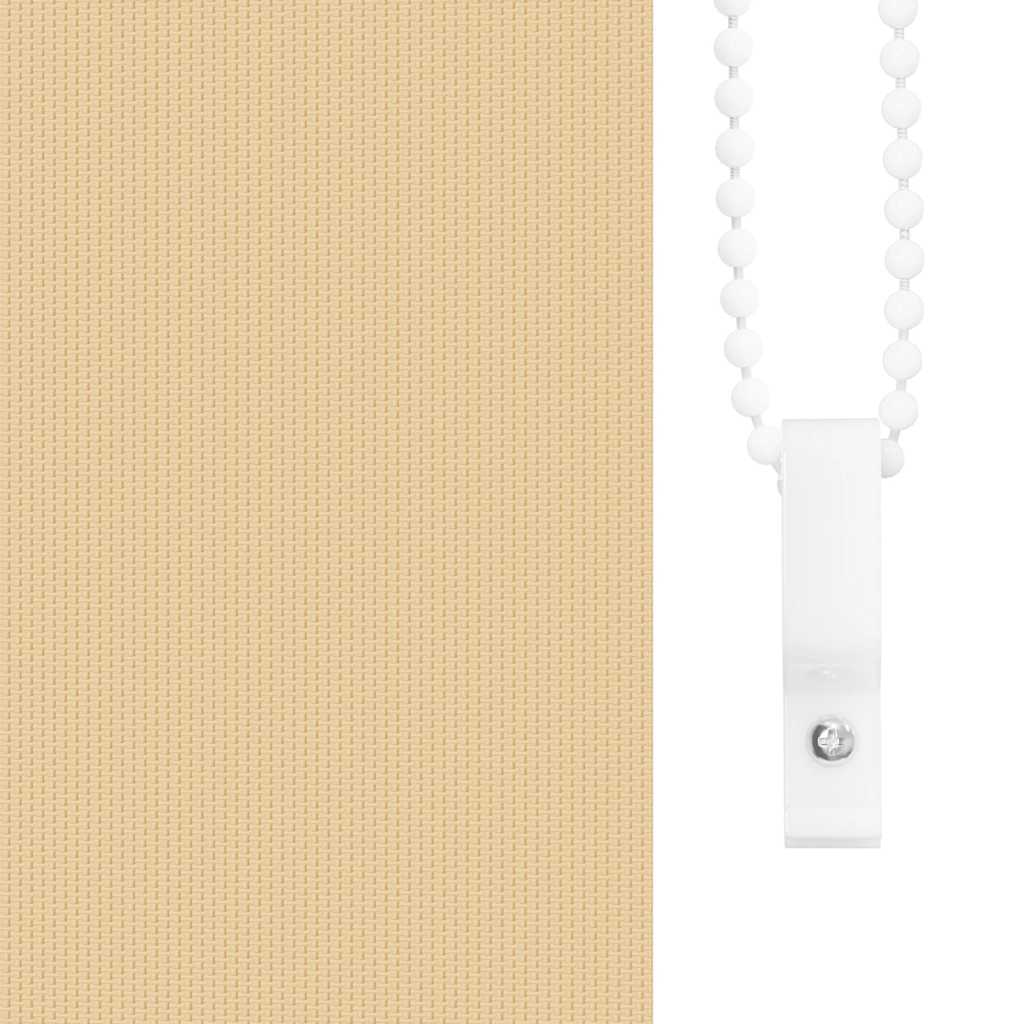Verdunkelungsrollo Beige 70x210cm Stoffbreite 65,7 cm Polyester