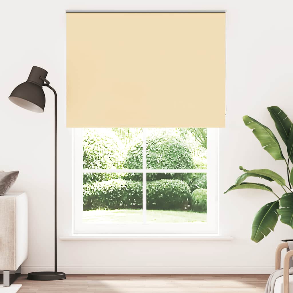 Verdunkelungsrollo Beige 160x230 cm Stoffbreite 156,6 cm