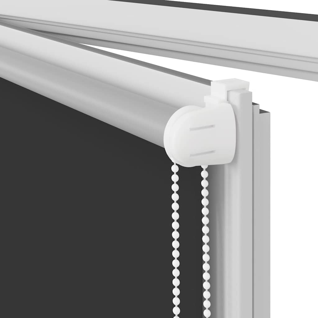 Verdunkelungsrollo Schwarz 110x130 cm Stoffbreite 105,7 cm