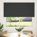 Verdunkelungsrollo Schwarz 165x130 cm Stoffbreite 161,6 cm