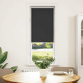 Verdunkelungsrollo Schwarz 55x150 cm Stoffbreite 50,7 cm