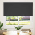 Verdunkelungsrollo Schwarz 160x150 cm Stoffbreite 156,6 cm
