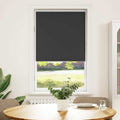 Verdunkelungsrollo Schwarz 70x175 cm Stoffbreite 65,7 cm