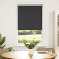 Verdunkelungsrollo Schwarz 80x175 cm Stoffbreite 75,7 cm