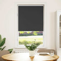 Verdunkelungsrollo Schwarz 85x175 cm Stoffbreite 80,7 cm