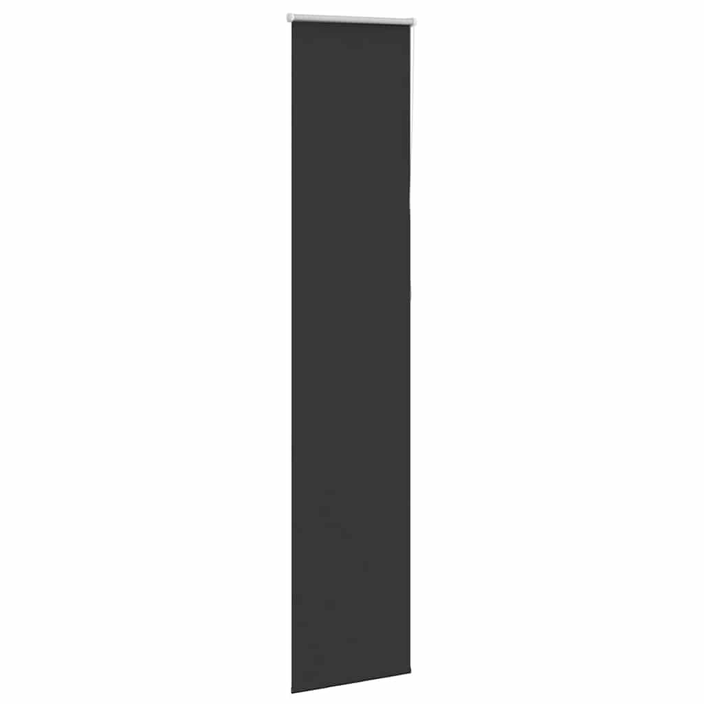 Verdunkelungsrollo Schwarz 50x210 cm Stoffbreite 45,7 cm