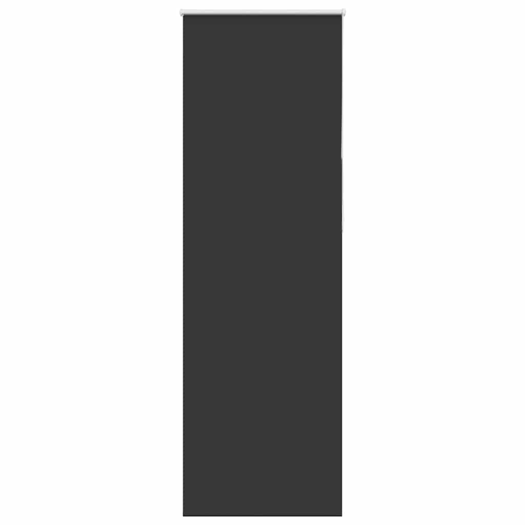 Verdunkelungsrollo Schwarz 75x210 cm Stoffbreite 70,7 cm