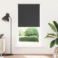 Verdunkelungsrollo Schwarz 95x210 cm Stoffbreite 90,7 cm