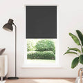 Verdunkelungsrollo Schwarz 105x230 cm Stoffbreite 100,7 cm