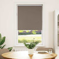 Verdunkelungsrollo Kaffeebraun 65x130cm Stoffbreite 60,7 cm