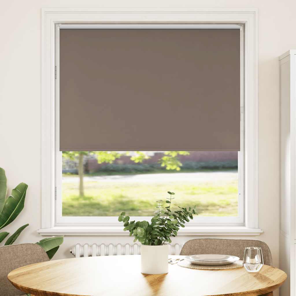 Verdunkelungsrollo Kaffeebraun 90x130cm Stoffbreite 85,7 cm