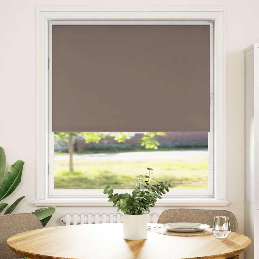 Verdunkelungsrollo Kaffeebraun 95x130cm Stoffbreite 90,7 cm