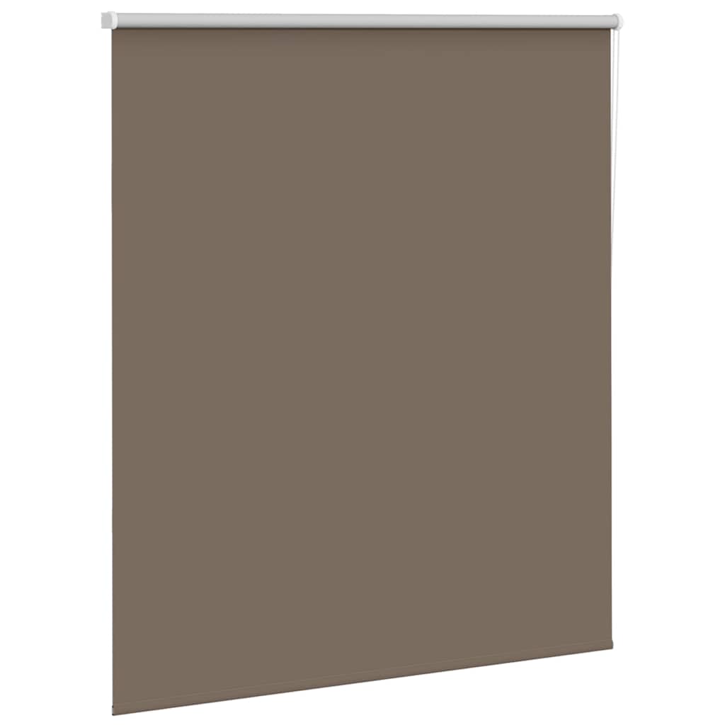 Verdunkelungsrollo Kaffeebraun 140x130cm Stoffbreite 136,6cm