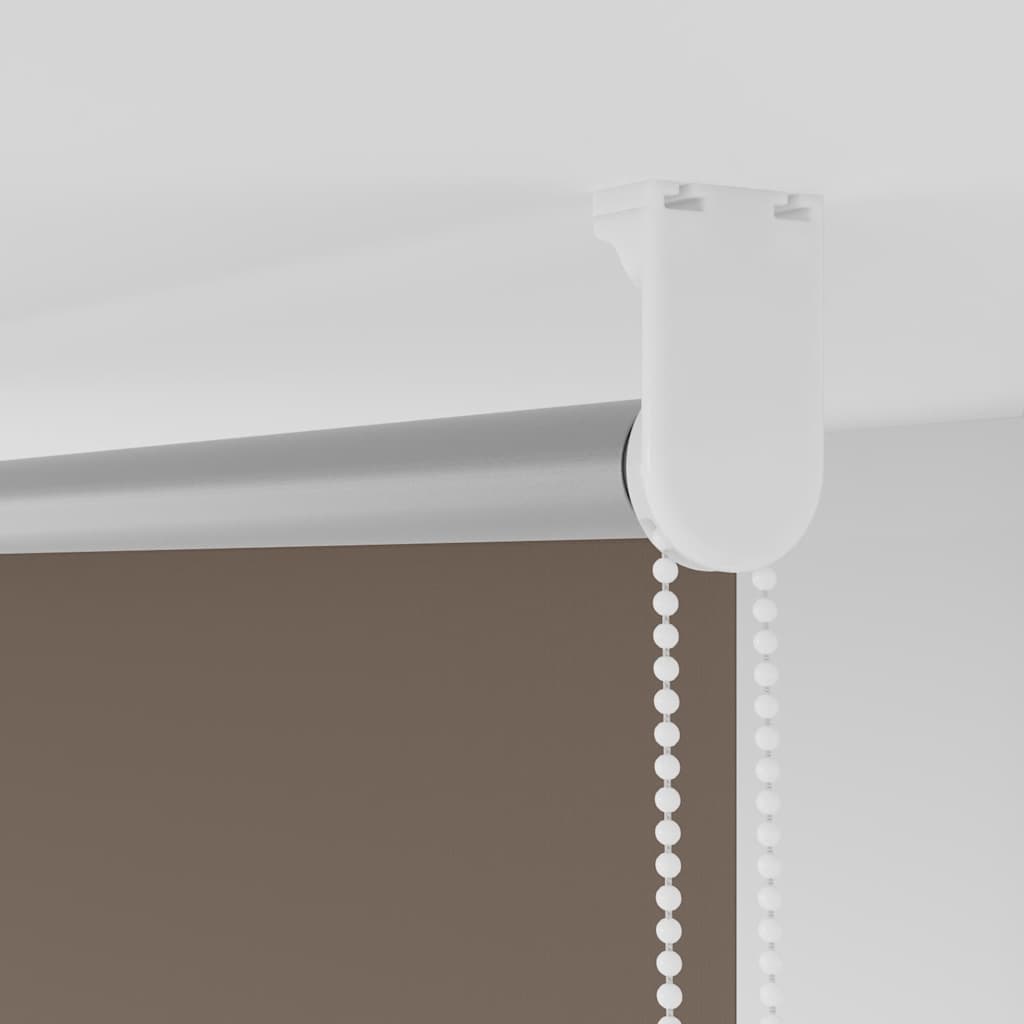 Verdunkelungsrollo Kaffeebraun 140x130cm Stoffbreite 136,6cm