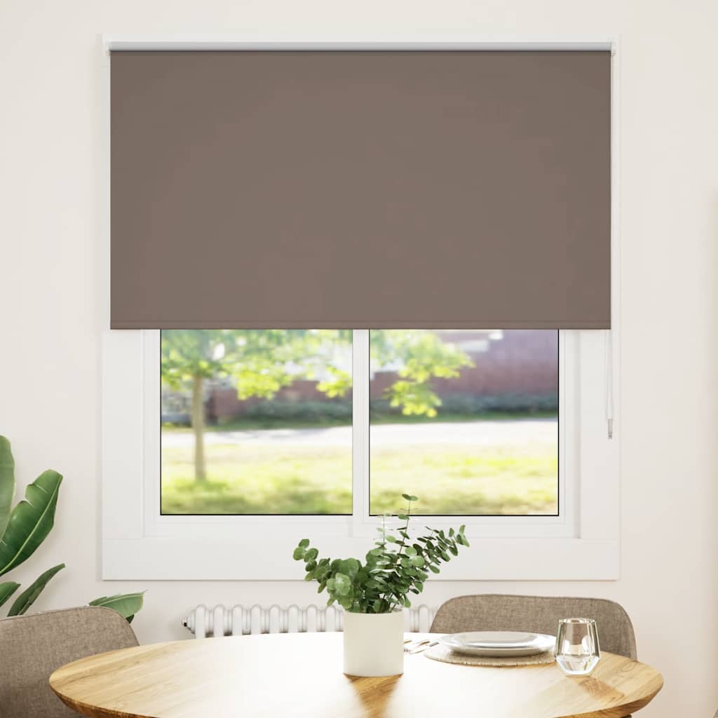 Verdunkelungsrollo Kaffeebraun 135x150 cm Stoffbreite 131,6 cm